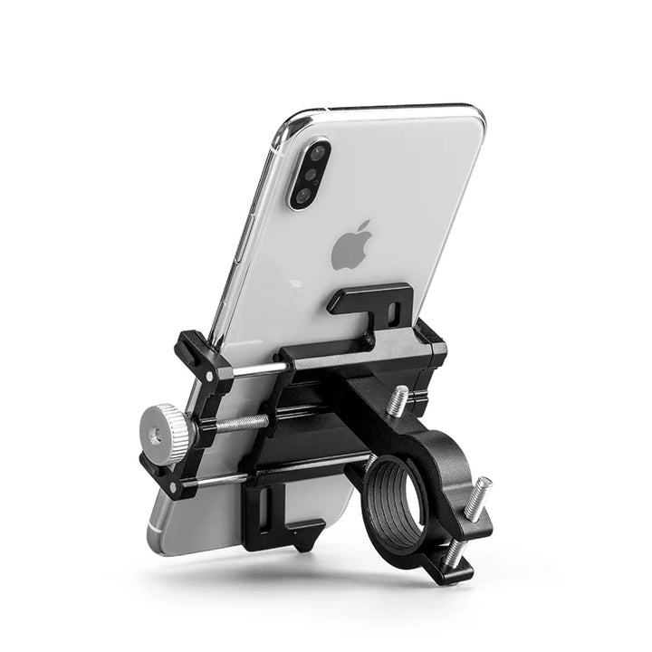 ROCKBROS Phone Holder Motorcycle Electric Bicycle Smartphone CNC Aluminum Alloy Bracket Five Claws Mechanical Bike Phone Holder