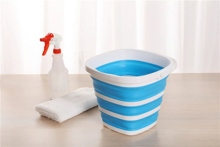 Balde de Silicone Dobrável - 10L.