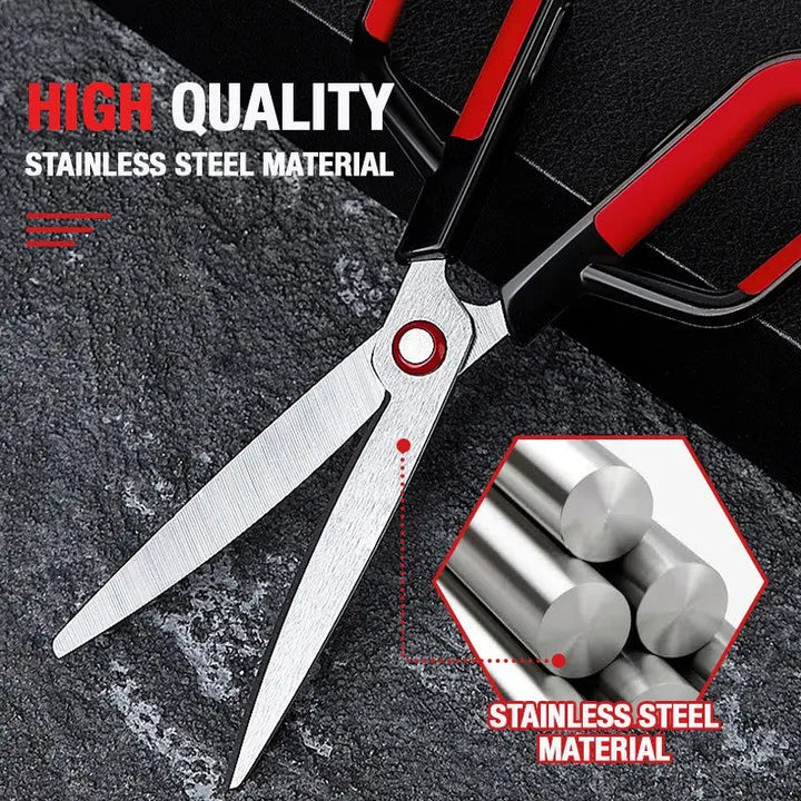 Stainless Steel Large  Household Multi-functional Non-Stick Box Cutter Office Tailor's Hand Scissors