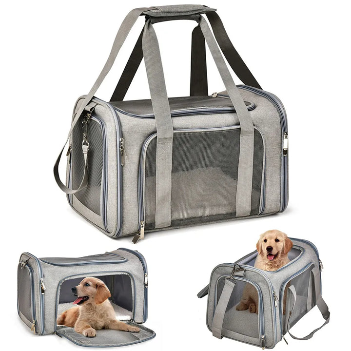 Bolsa Transportadora para Cães e Gatos (Adequado para viagens com pet)